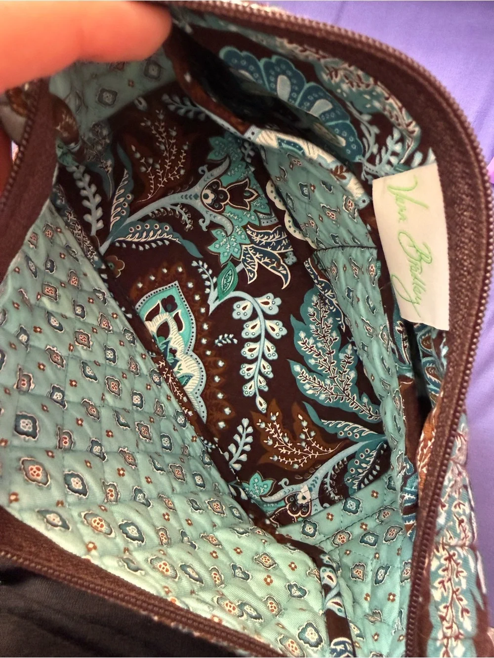 Vera Bradley Java Blue Maggie Shoulder Bag